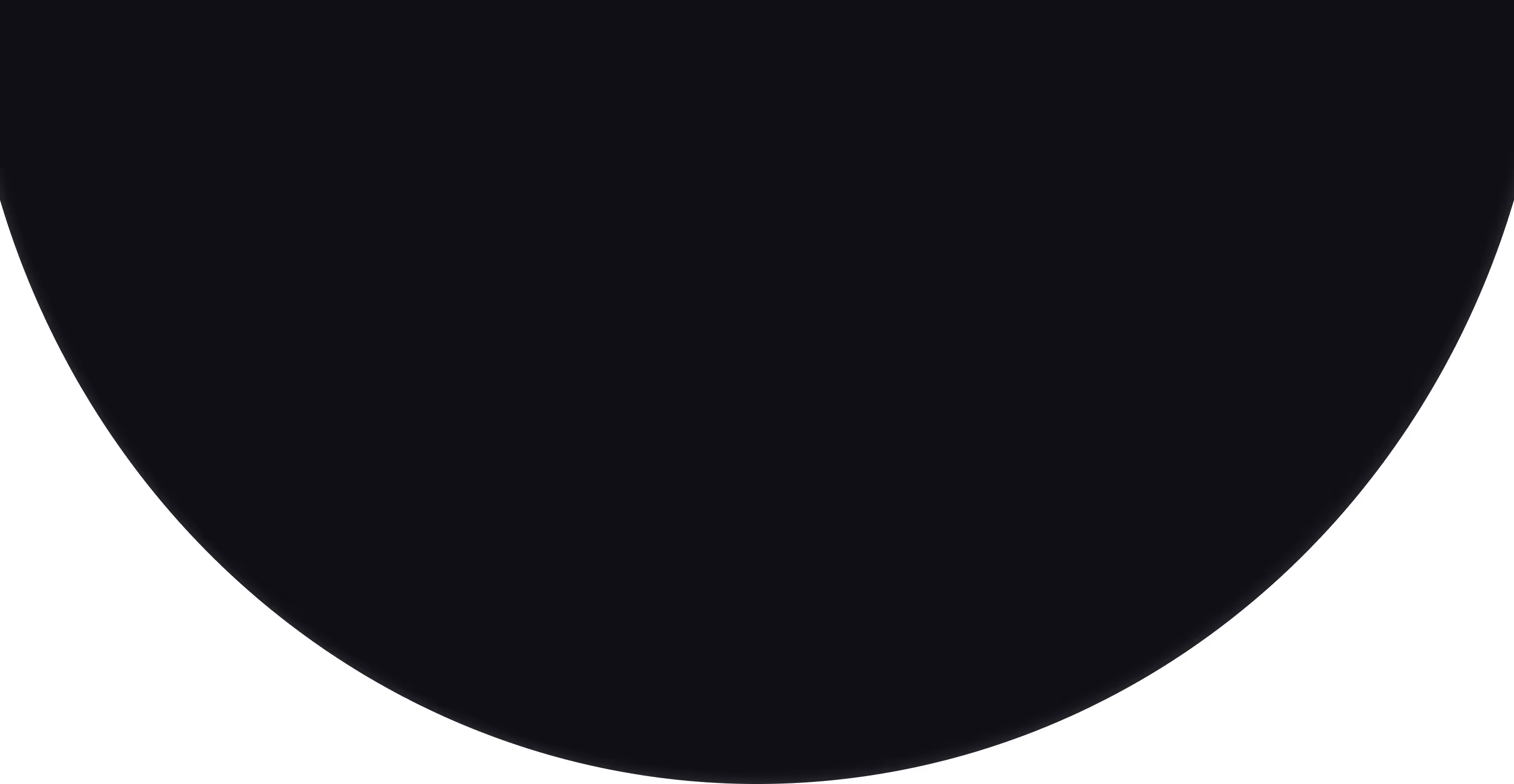 Dark circular gradient fading from black at the bottom to dark gray at the top.