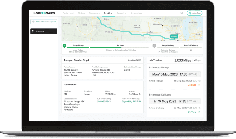 Domestic Trucking Visibility