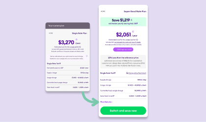 Confirm your switch and unlock savings