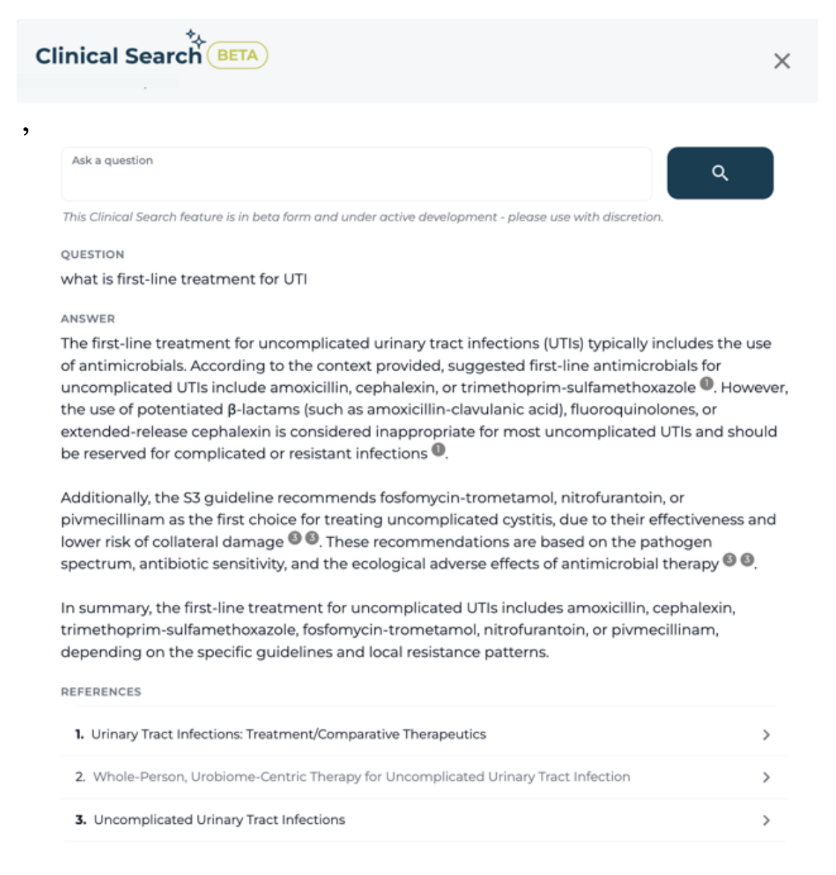 Screenshot: AI scribe drafting a clinical note during a consultation