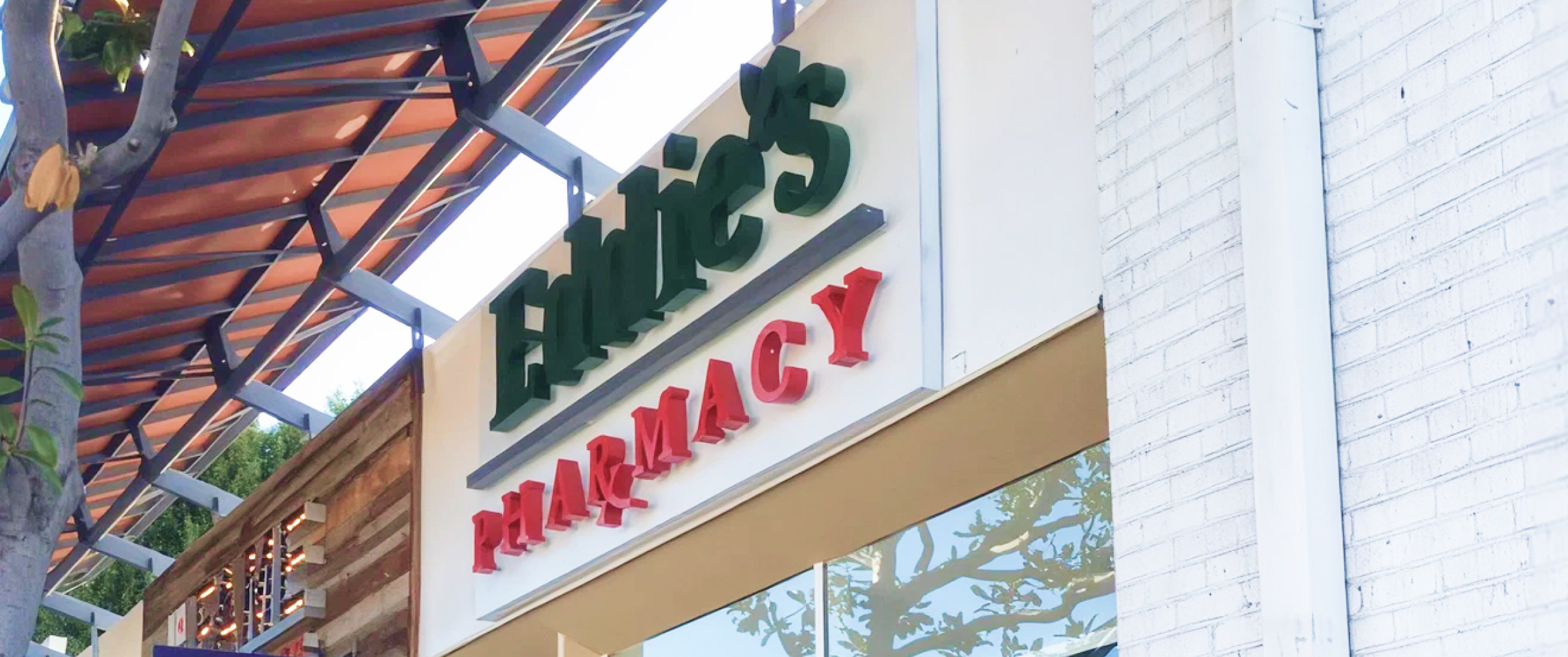 Eddie's Pharmacy storefront in Sacramento