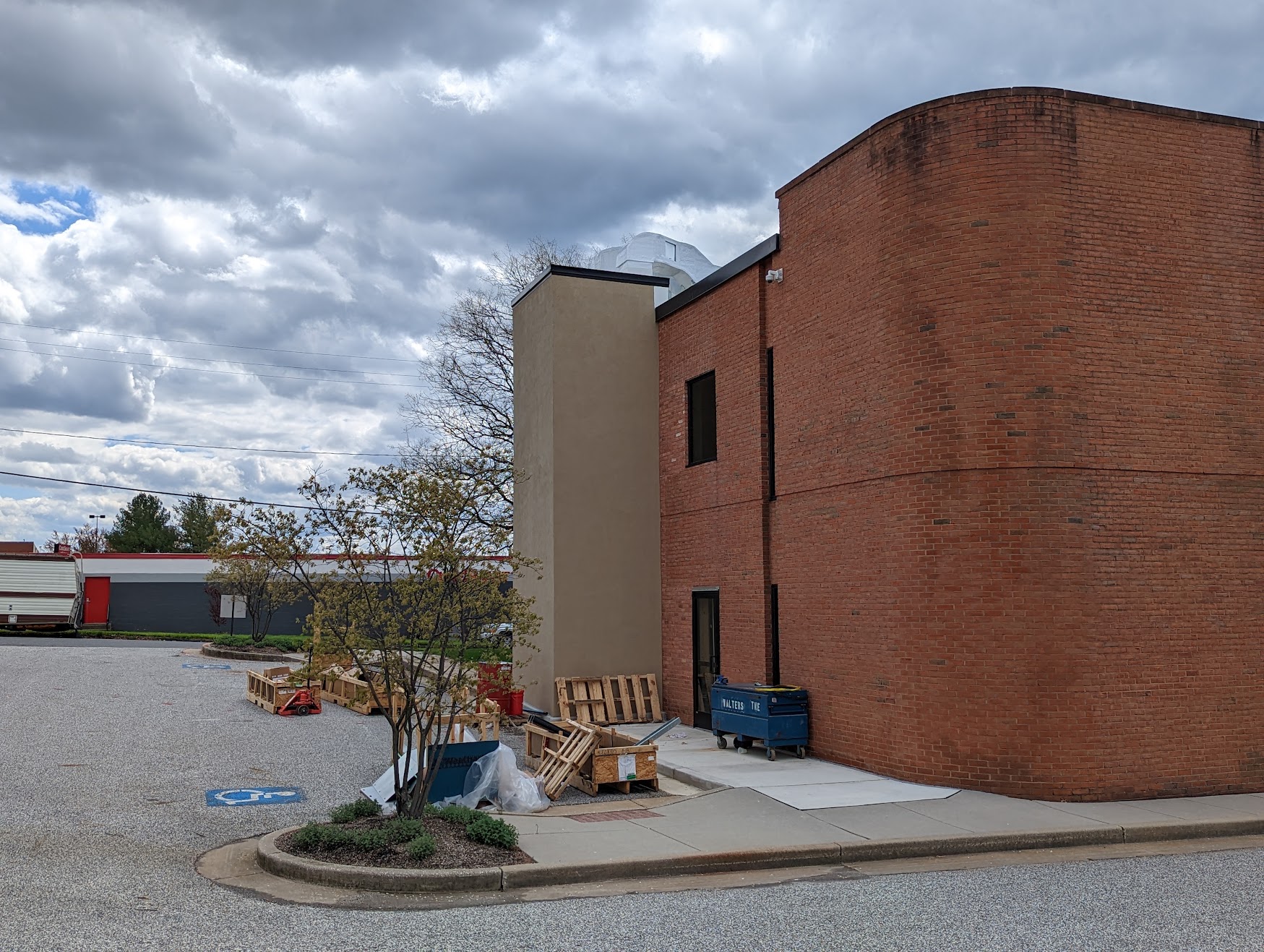 Timonium elevator hoistway construction