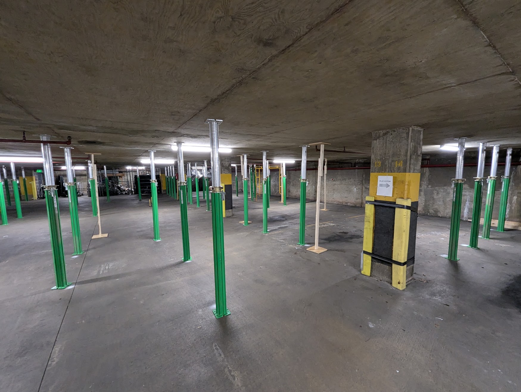 Annapolis parking garage concrete restoration progress