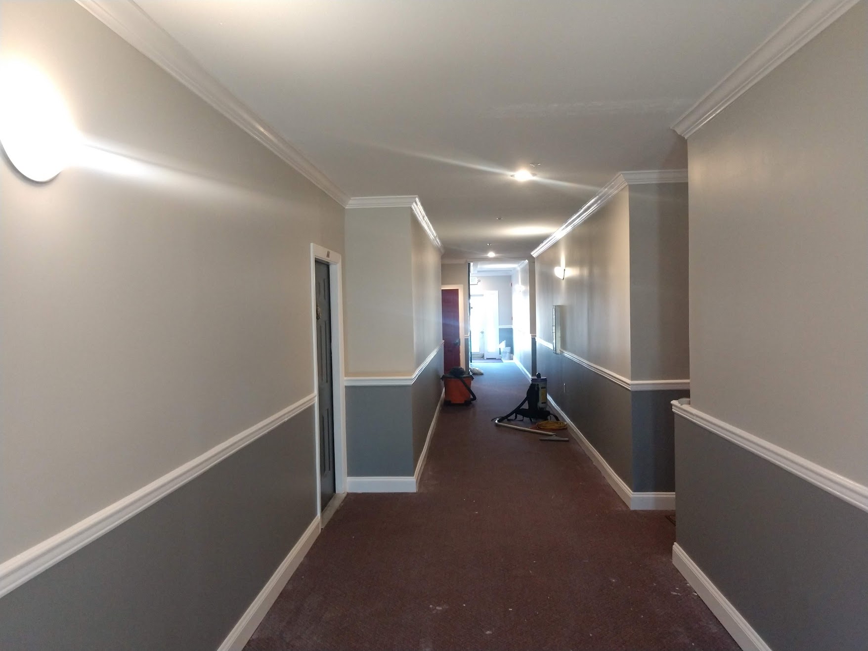 Columbia common-area hallway renovation
