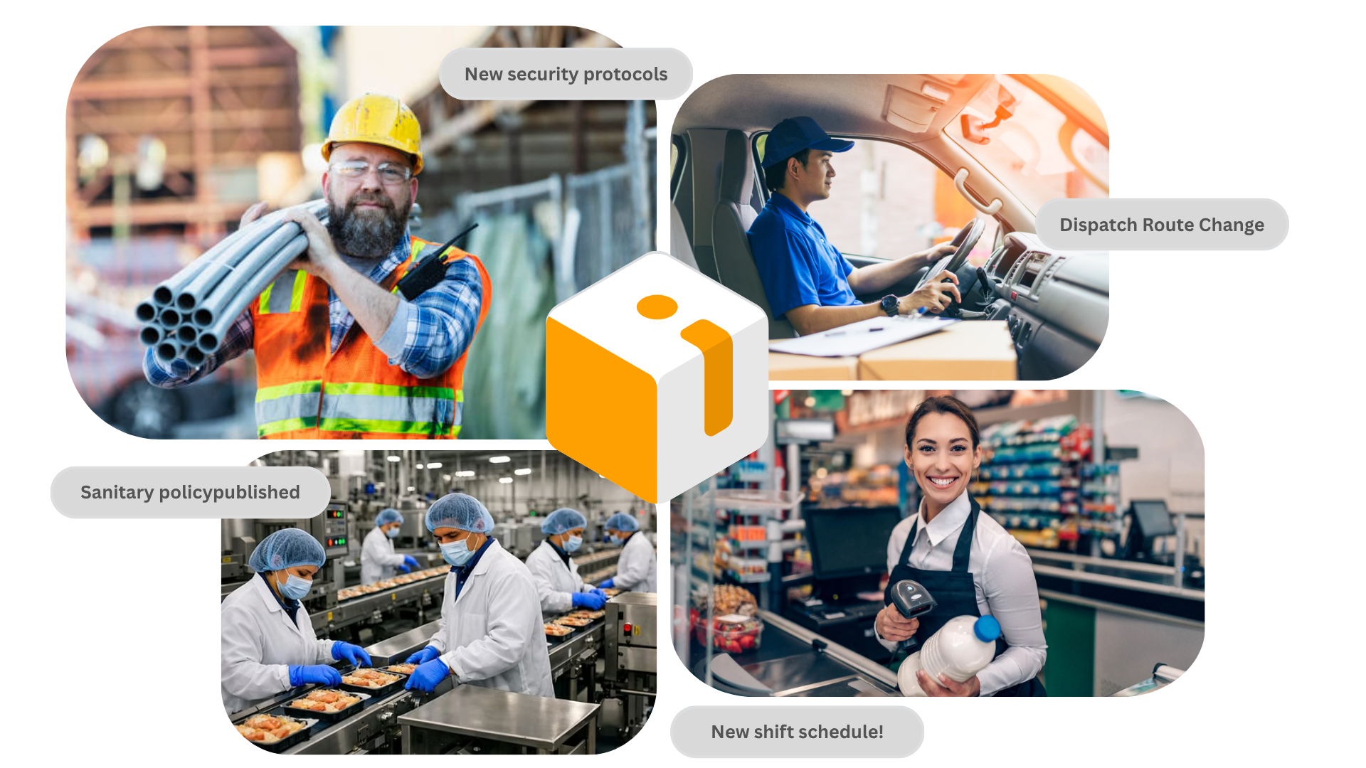 InfoBox is a targeted content delivery platform that streamlines and enhances how organizations communicate with their work environment.