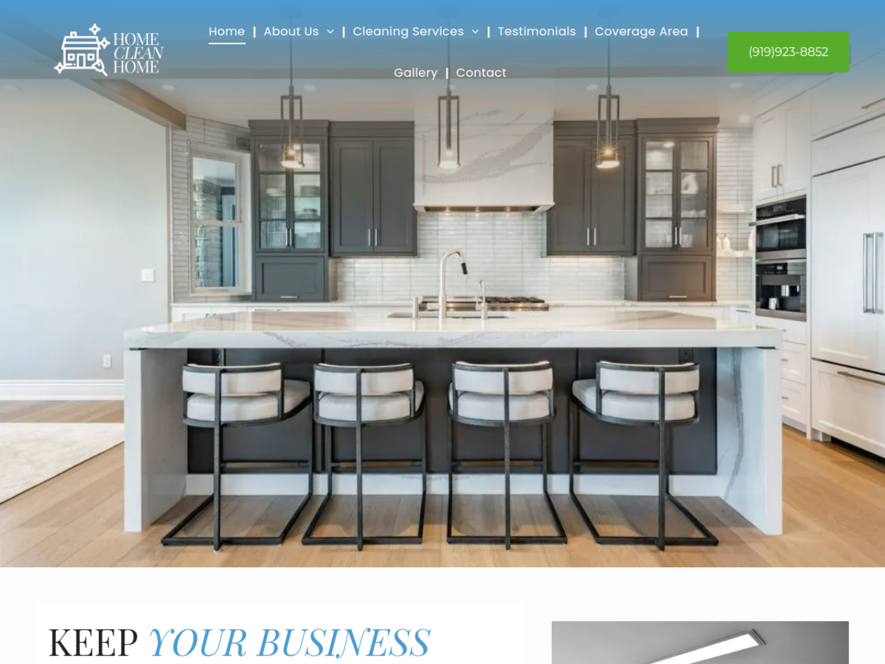 Home Clean Home website