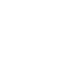 White clock icon with two alarm bells on top on a black background.