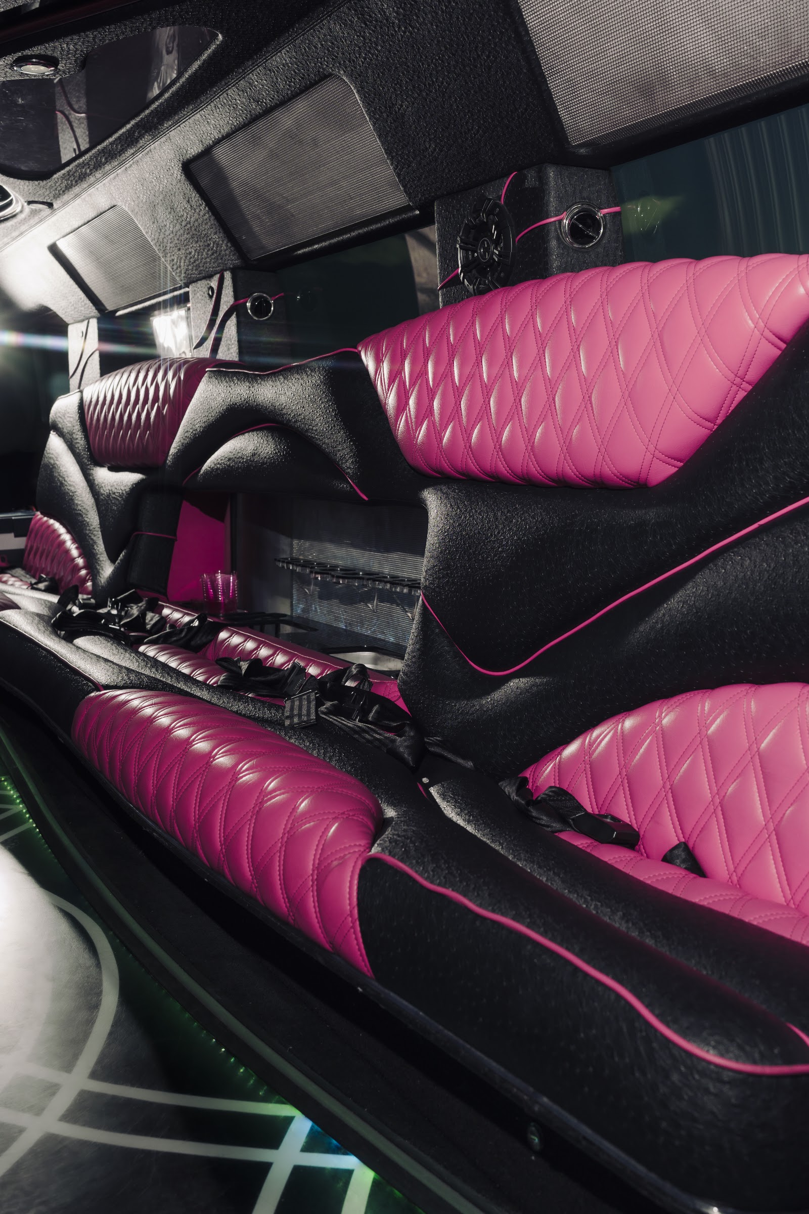 Pink limousine photo