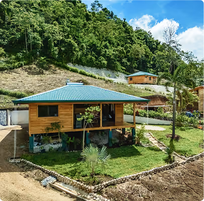 Completed turnkey home built by Your Piece of Paradise