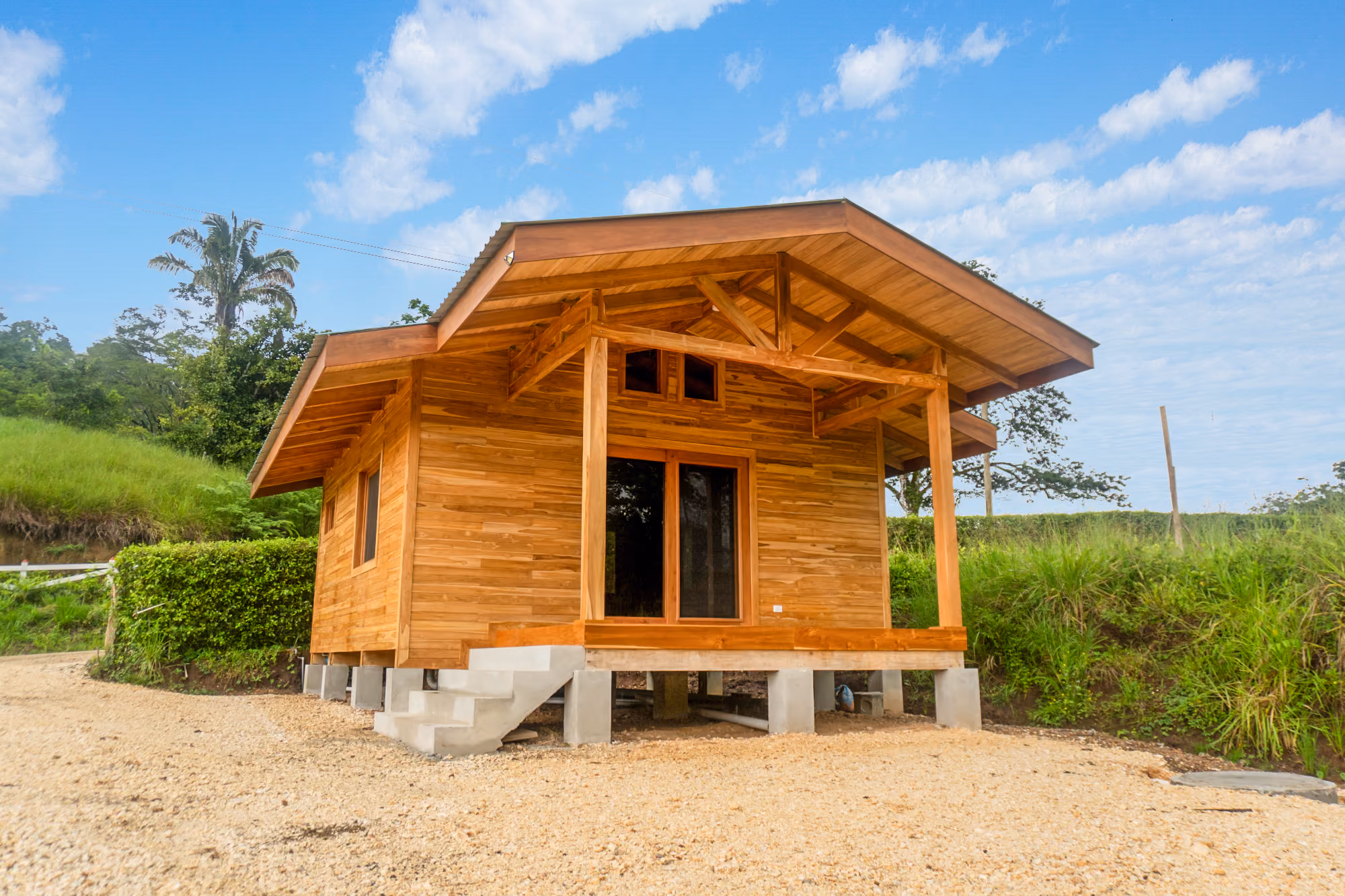 Tropical landscape surrounding custom homes in Guanacaste, Costa Rica