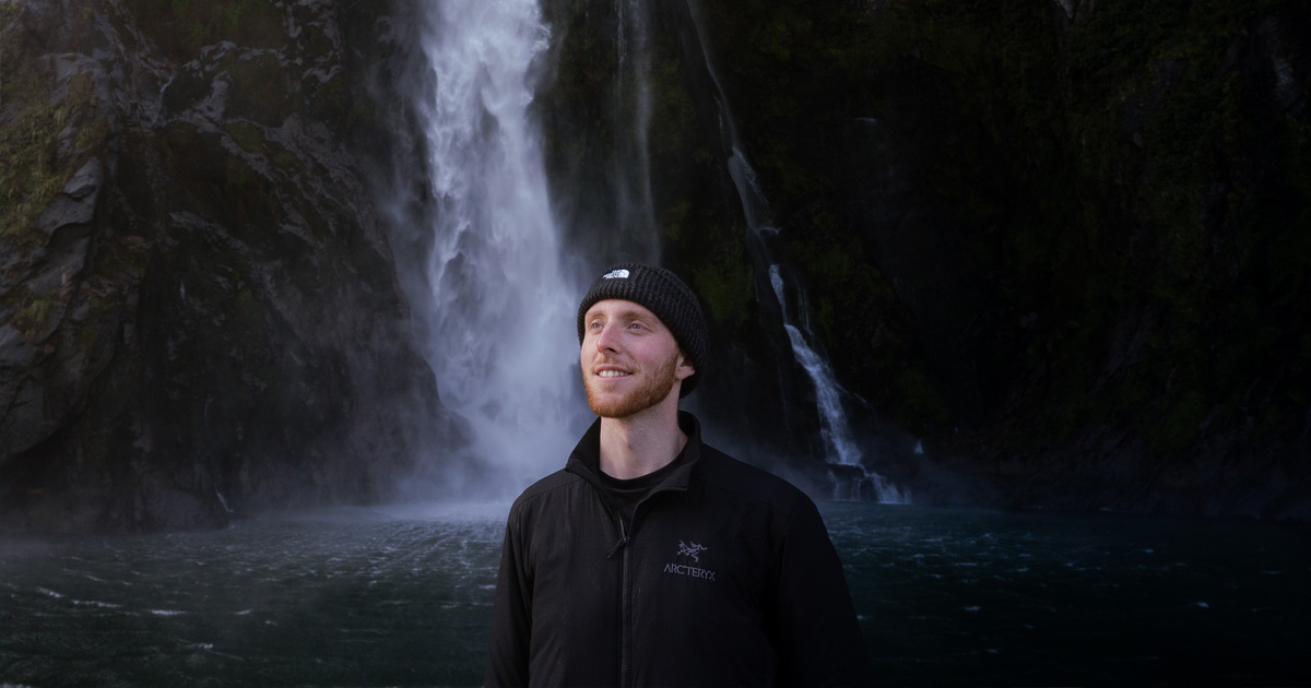 Aaron Ross, founder and owner of Forty Five South in Milford Sound, New Zealand