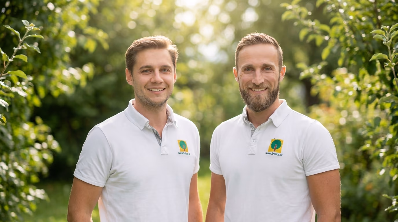 Kratky Team Portrait zweier Männer