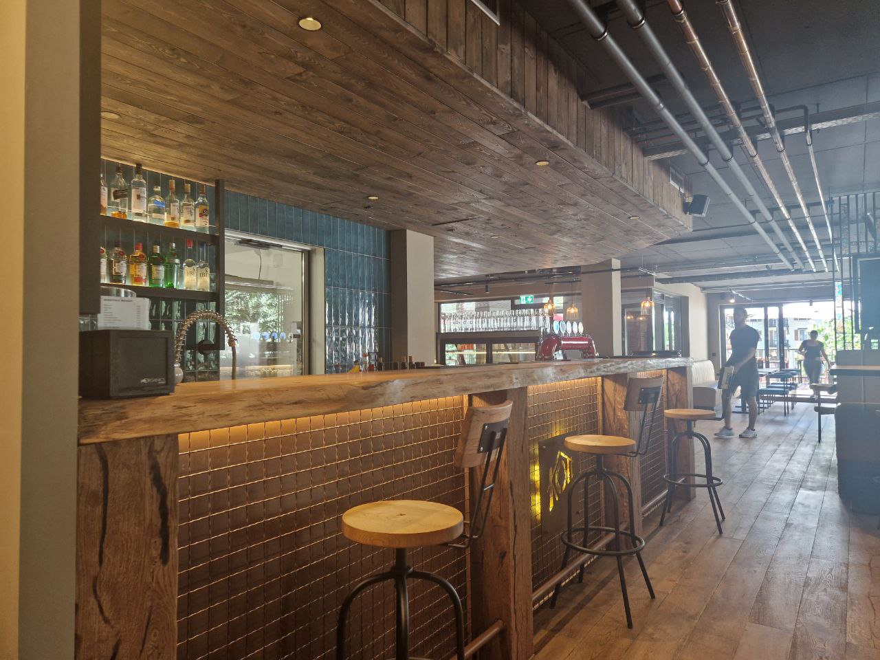 Vue du restaurant terminé