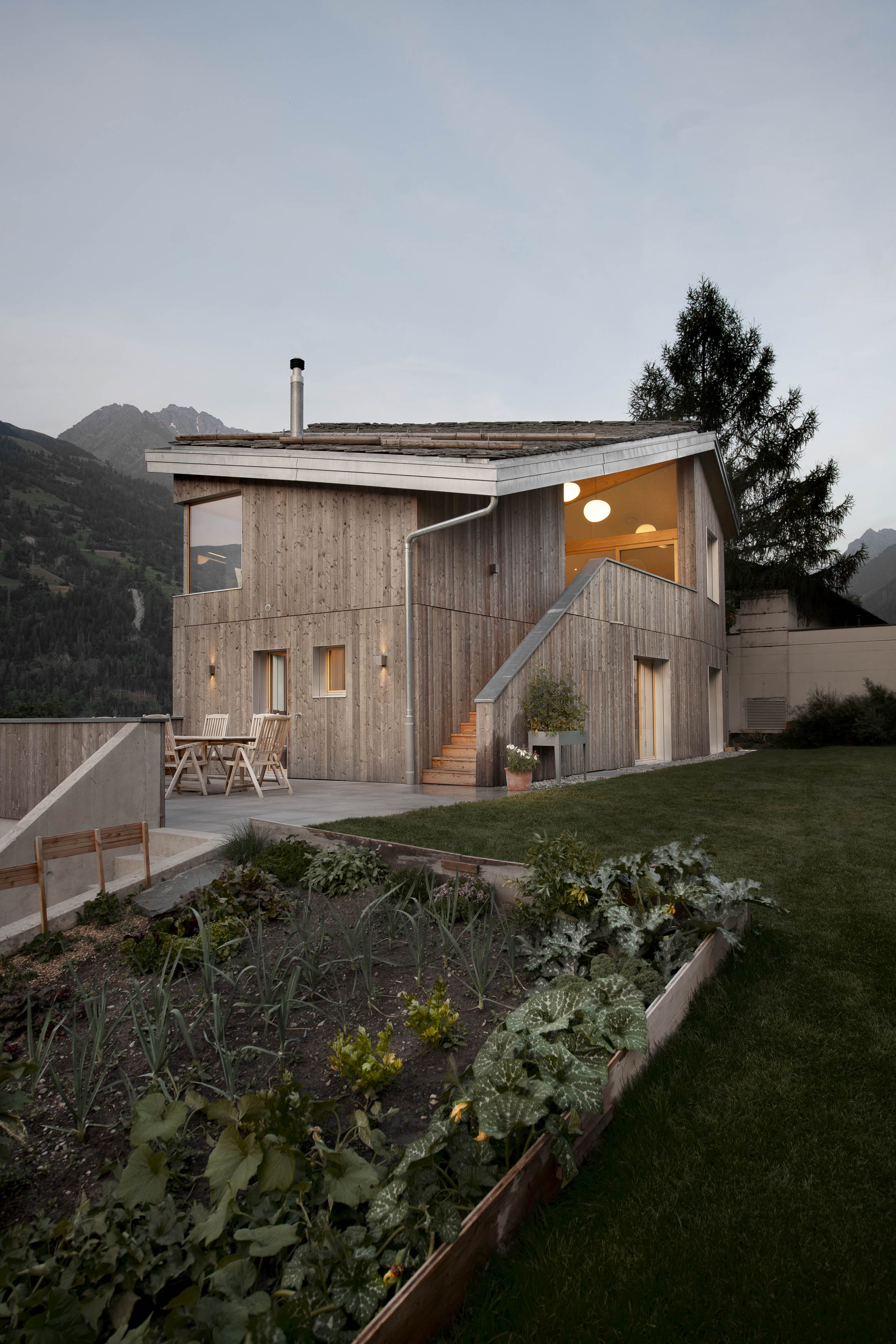 Villa individuelle à Bruson, Val de Bagnes — Alp'Architecture