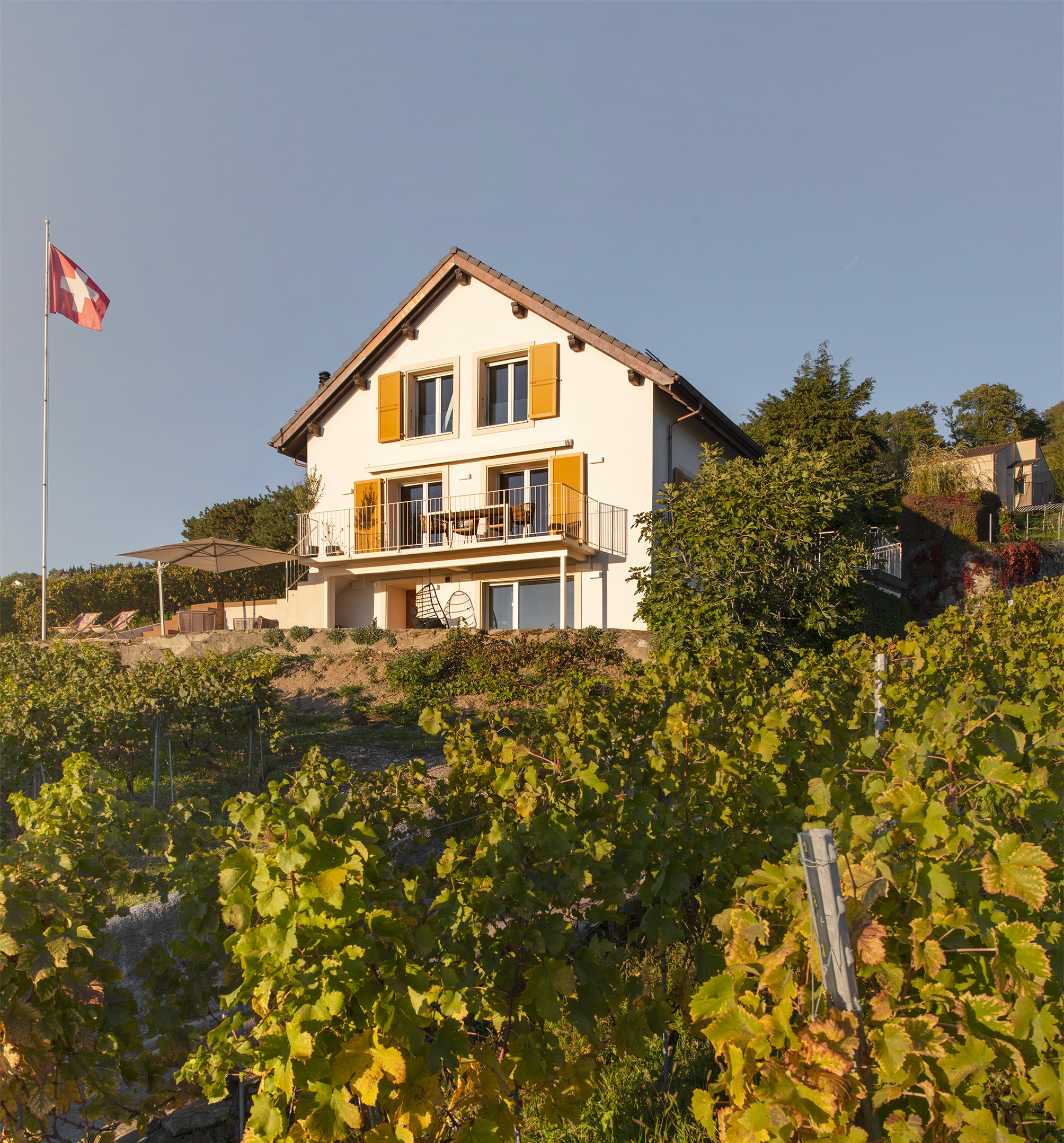 Maison vigneronne rénovée à Lutry, Lavaux — Alp'Architecture