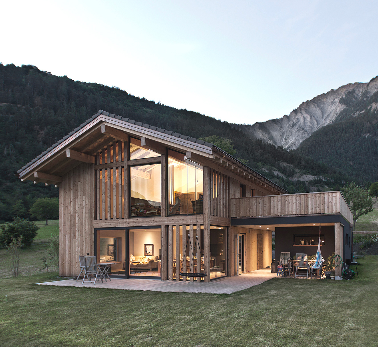 Villa individuelle à Vollèges, Val de Bagnes — Alp'Architecture