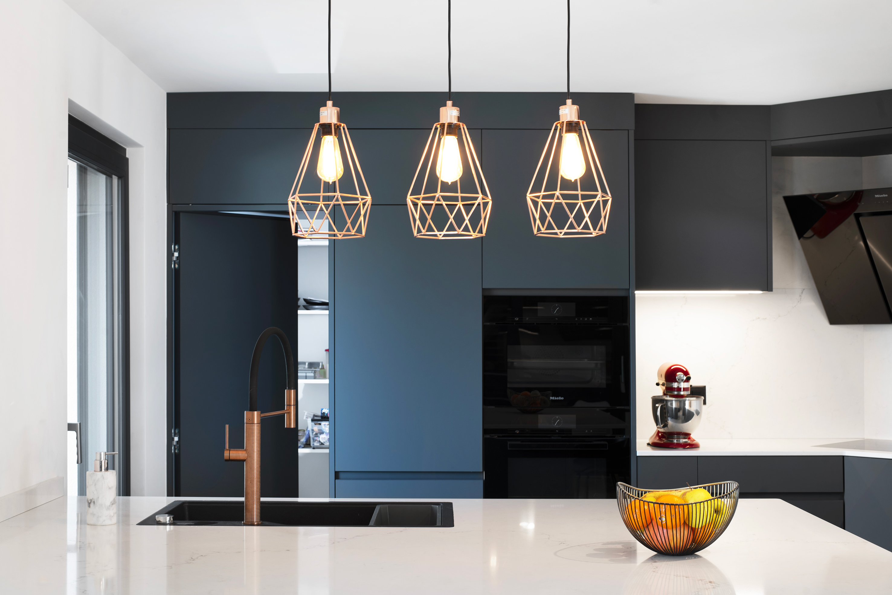 renovation, cuisine, paudex, alparchitecture, lampe, ilot, suspension