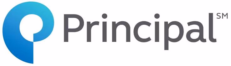 Principal company logo with stylized blue P icon and wordmark.