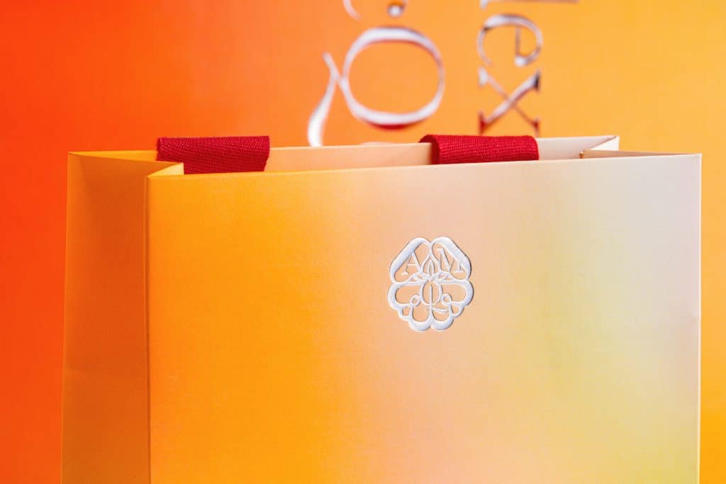 Luxury packaging manufacturer Alexander Mcqueen retail paper bag