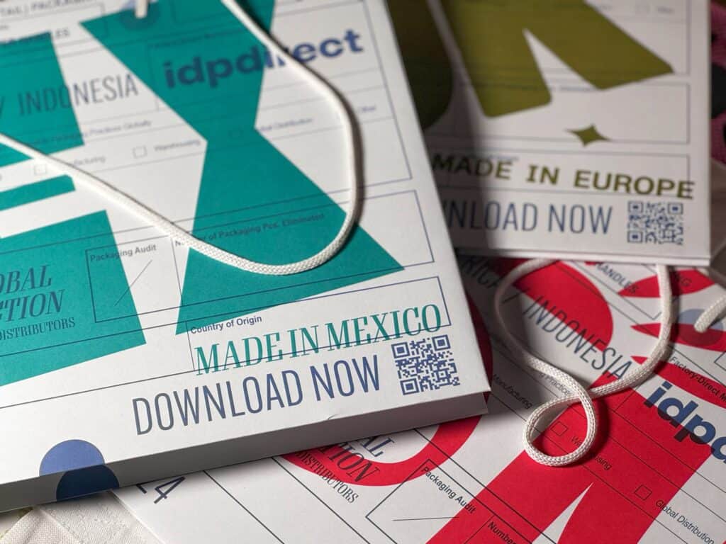 paper bags made in Mexico and Indonesia