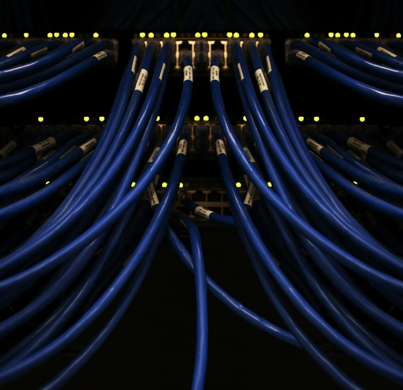 Computer server wires