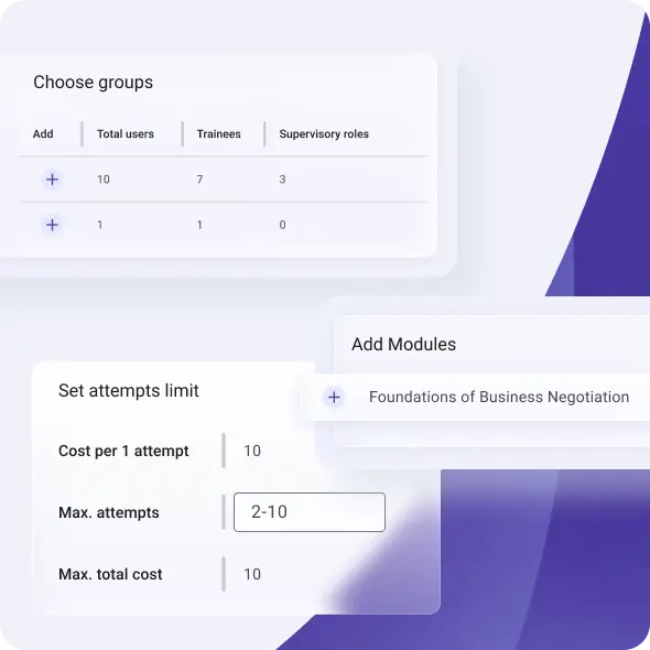 Assignments & learning paths