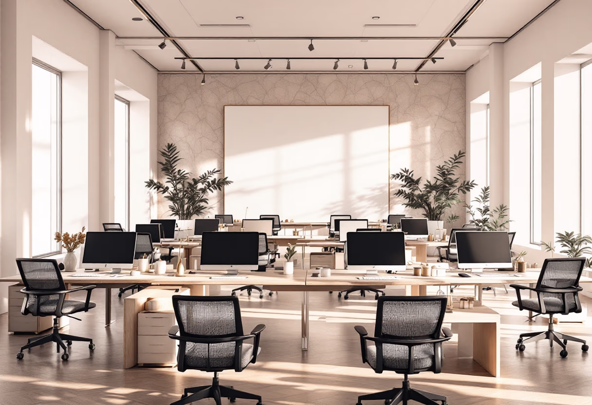 busy office environment [background image]