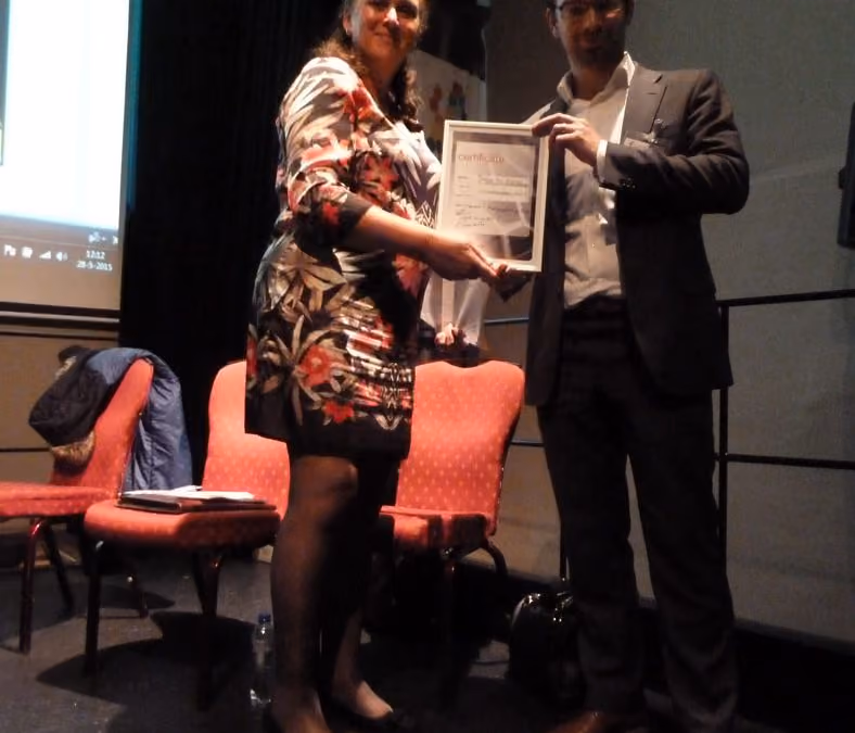 Jasper winning NanoNextNL Dragons Den