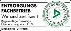 Zertifizierungssiegel von THECO Recycling