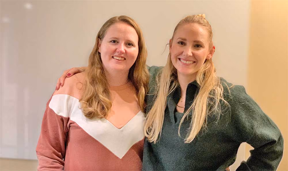 Bilde av Karoline Bolstad Olsen og Vilde Katrine Lunda.