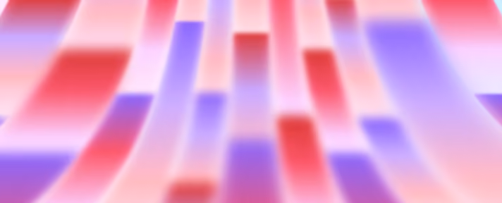 Abstract pattern of blurred vertical bars in red and blue hues on a light background with soft gradient transitions.