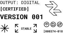 Black microchip icon with circuit lines extending outward on a white background.