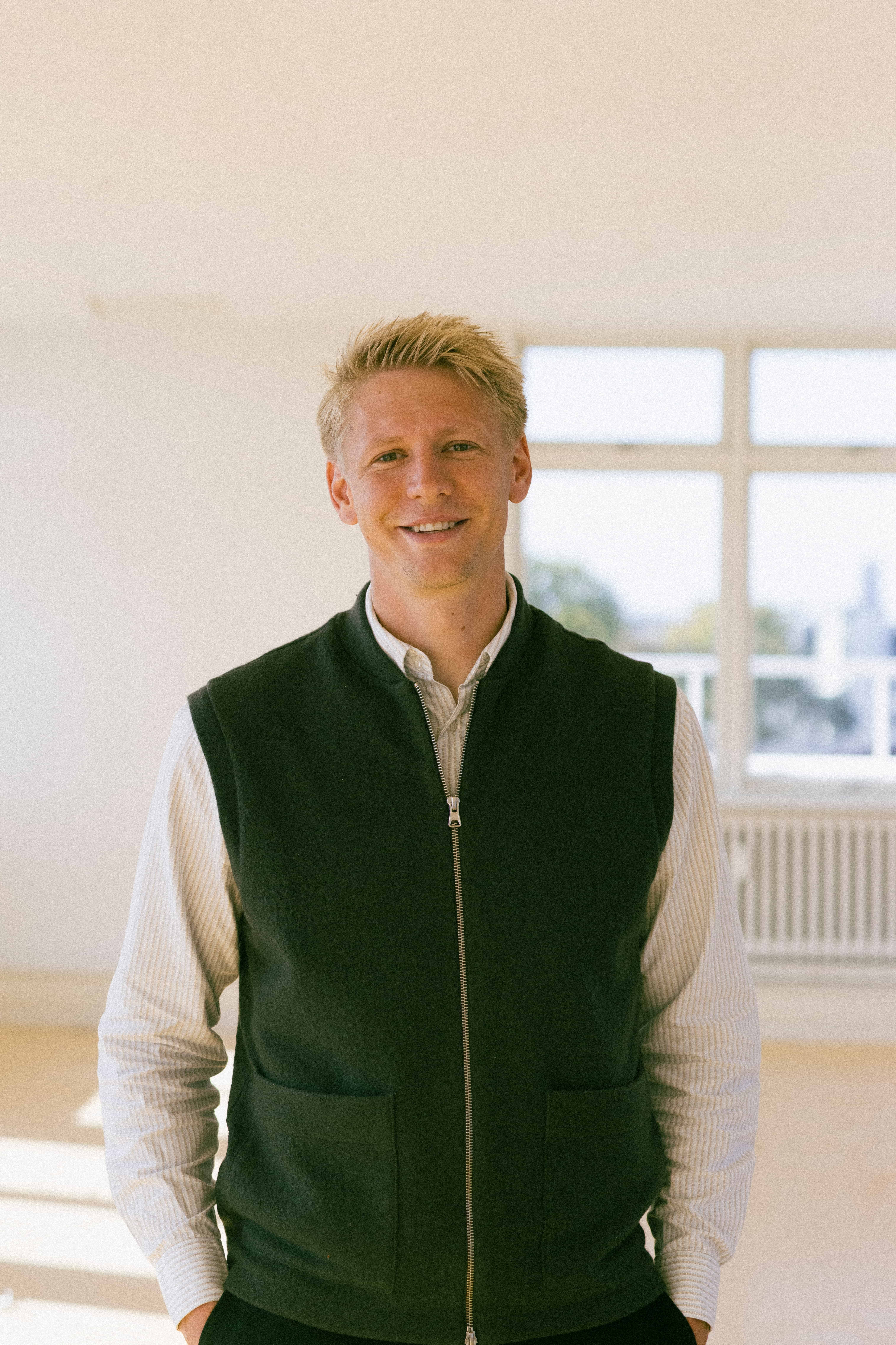 Portræt af Christopher Brix, partner i Second Journey