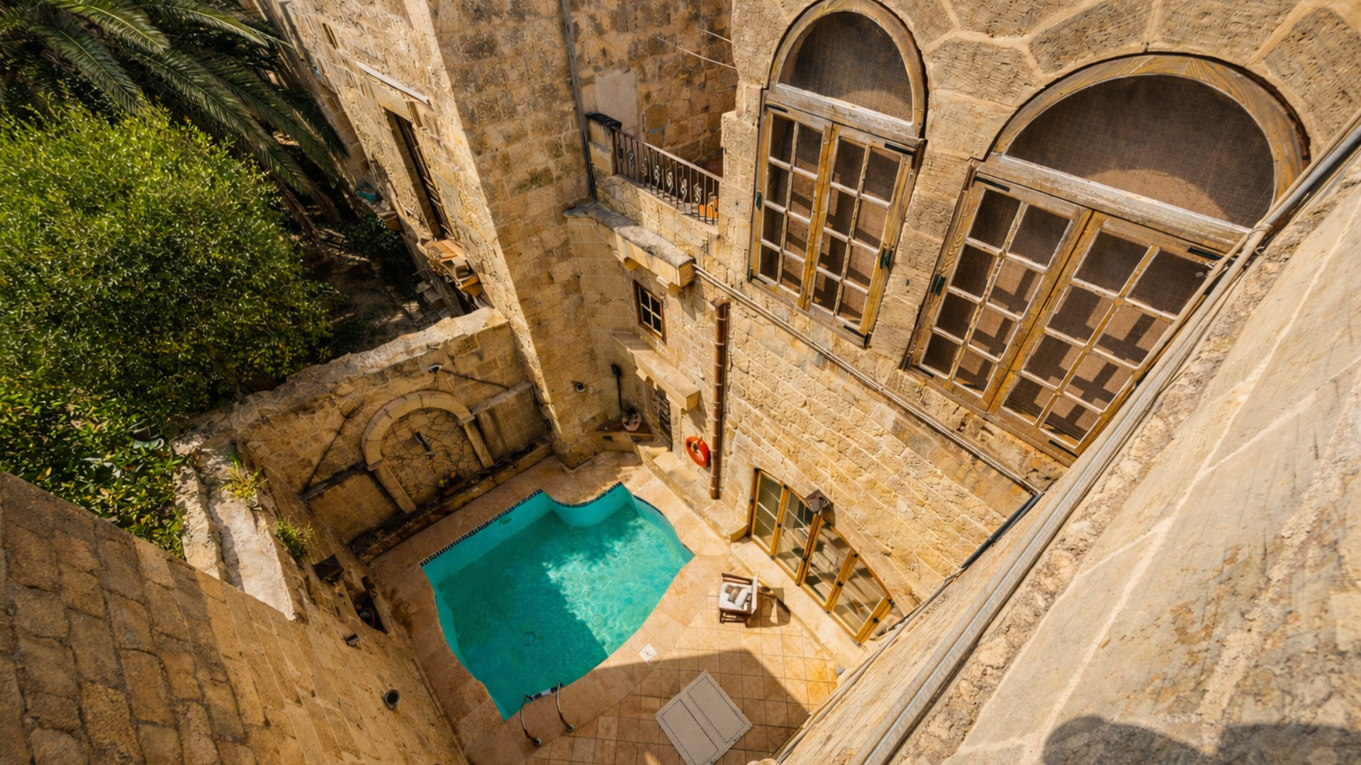 Prime Rentals managed property courtyard pool