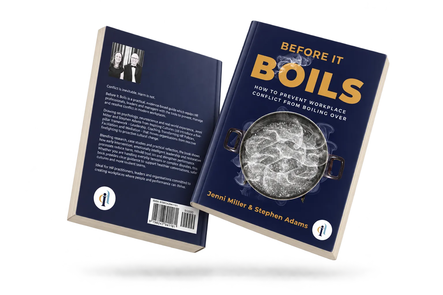 Before It Boils by Jenni Miller and Stephen Adams, front and back cover