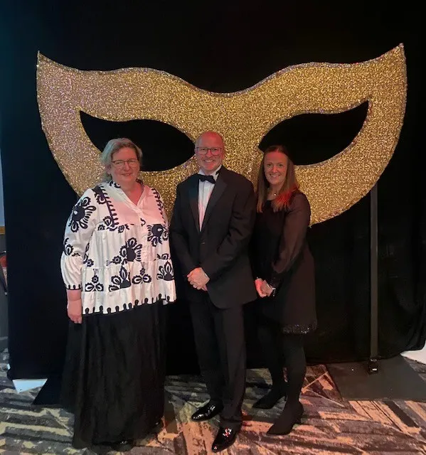 Stephen with guests at a Haven evening event, 2026