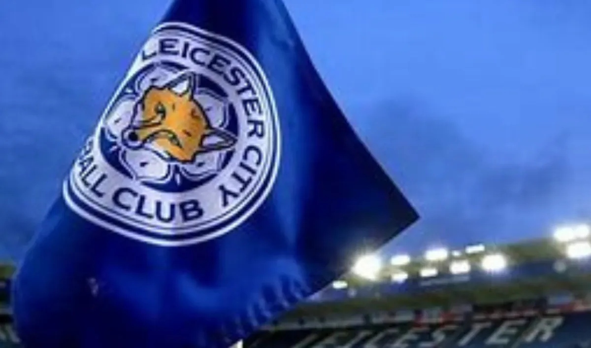 Leicester City Football Club corner flag at the stadium, 2024
