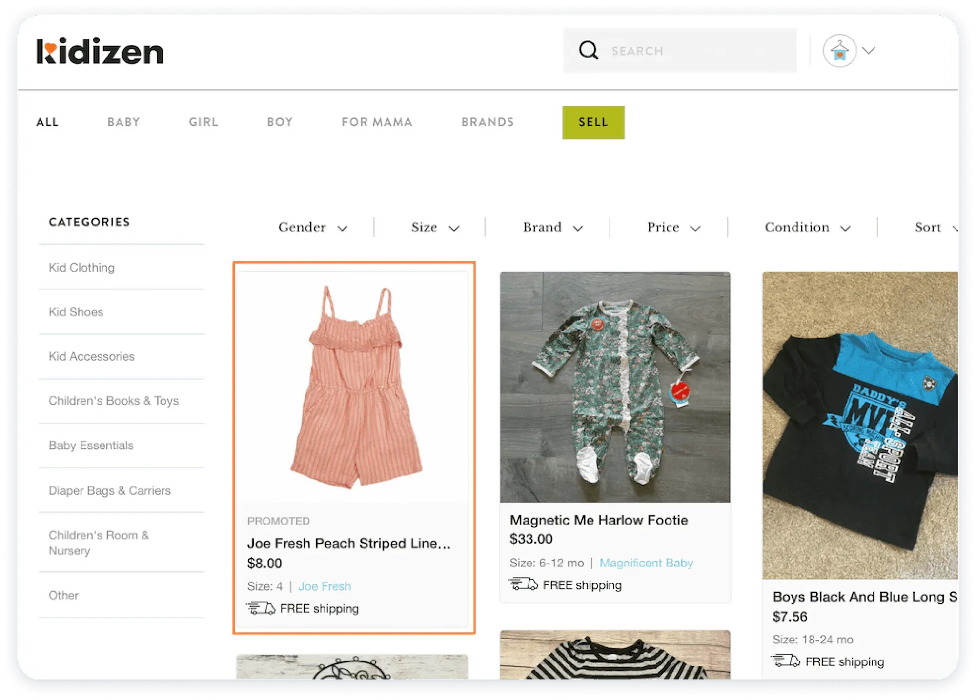 sponsored listing