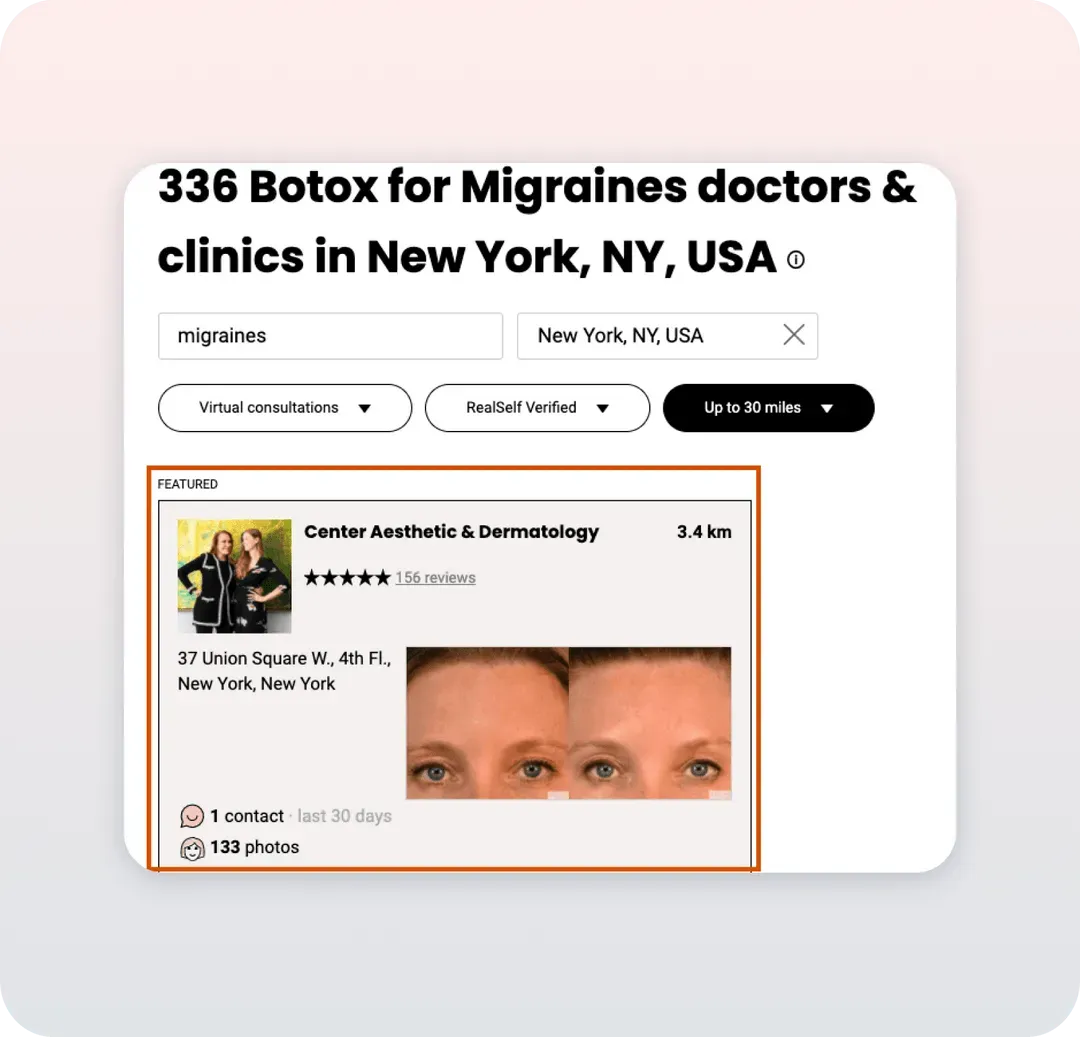 realself sponsored listing
