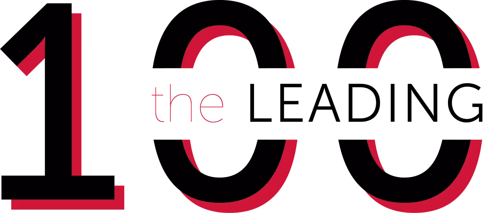 the leading 100 logo