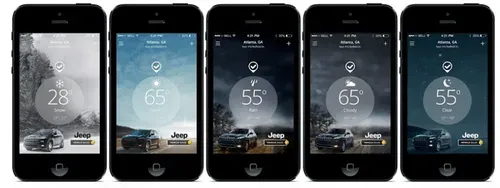 Jeep weather targeting example