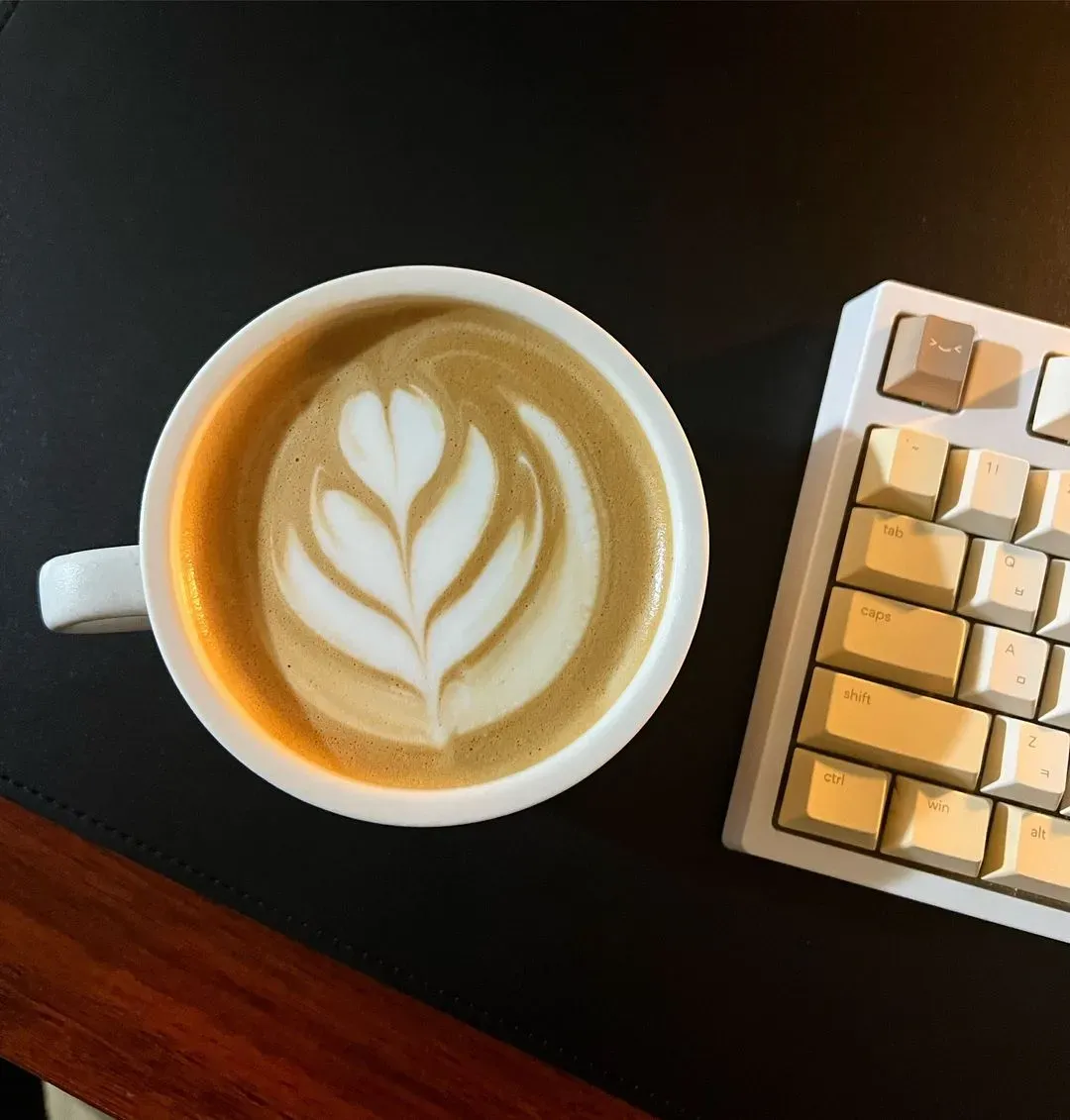 a cup of coffee