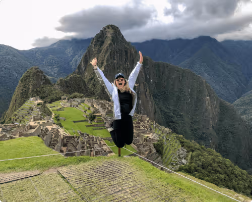 Nikki in Machu Picchu, Peru