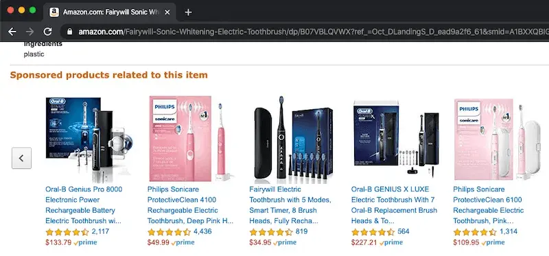 Amazon Sponsored Products