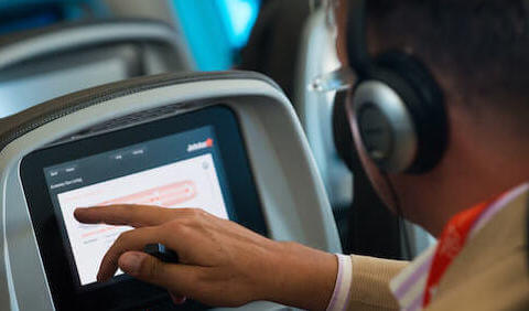 airplane ad