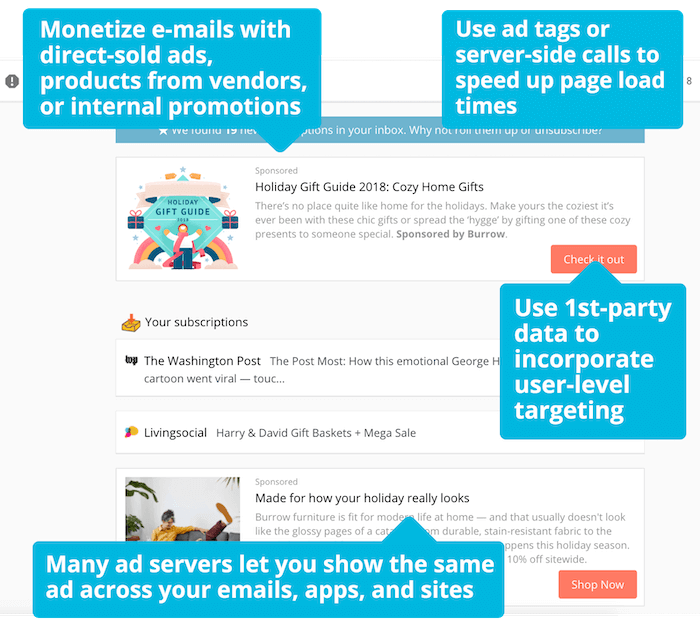 email ad server