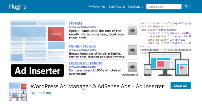 ad inserter ad server