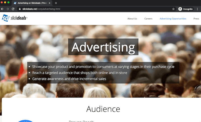 slickdeals advertise with us