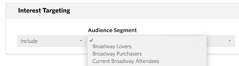 segment targeting example