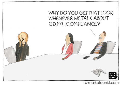 GDPR complianace cartoon by Tom Fishburne
